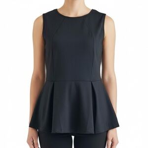 NWOT Sleeveless Peplum Top
